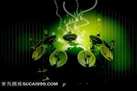 环绕地球的雷达科技图片 环绕地球的雷达科技图片