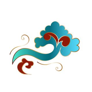 中国风中式国潮敦煌云纹祥云插画图案云朵云彩元素PSDAI设计素材