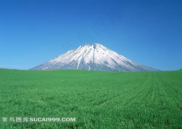 日本北海道美丽富士山