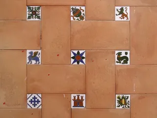 个性花纹地面背景