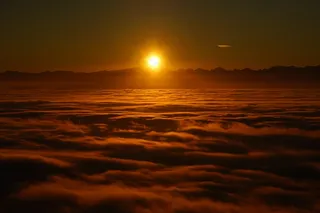 红日云海唯美图片