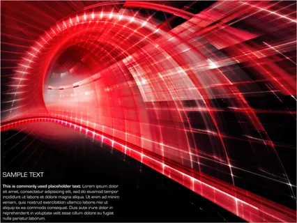 商务红色信息数码高科技创意背景