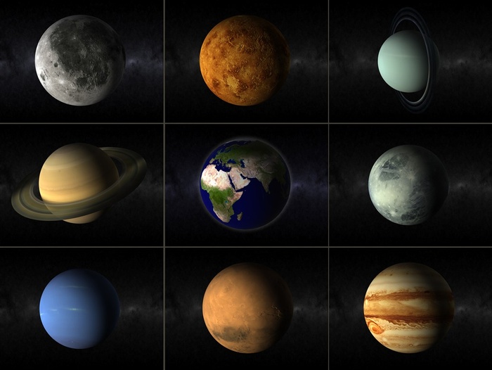 太阳系星球大全高清图片