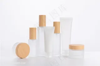 护肤品分装化妆品套装白底