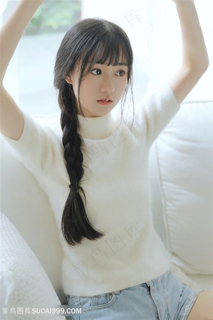 高清*清纯女生摄影图片