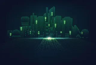 几何抽象粒子线条光线科技感网页banner展板背景AI矢量设计素材