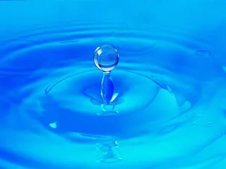 蓝色水滴素材图片