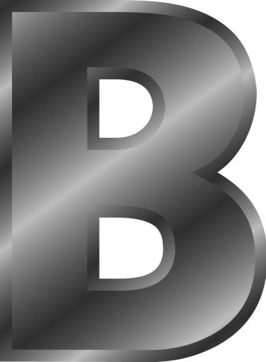 字母B PNG免抠(600x817)