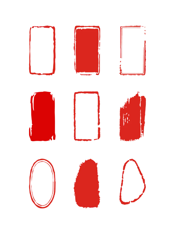 红色印章免扣素材