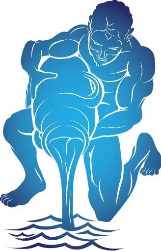 水瓶座 PNG免抠(328x511)