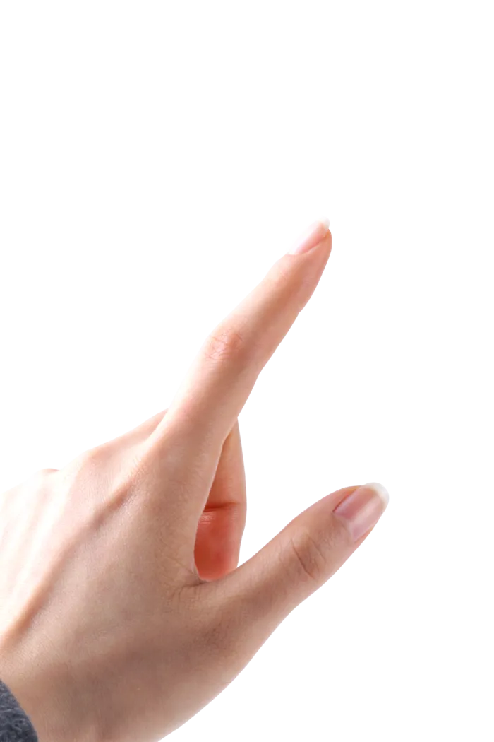 手势左手点击免抠png