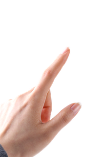 手势左手点击免抠png