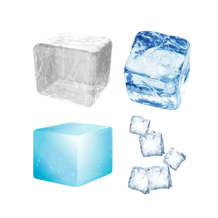 夏季清凉冰块素材