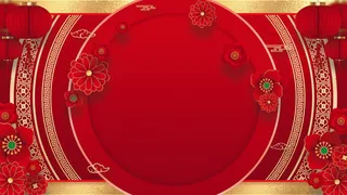 红色喜庆2022虎年春节新年元宵节海报背景展板模板设计素材图