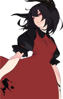 风吹女孩素材人物卡通