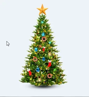 圣诞节冬天雪花风景背景墙