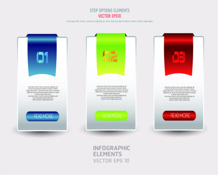 免抠包角数字标签