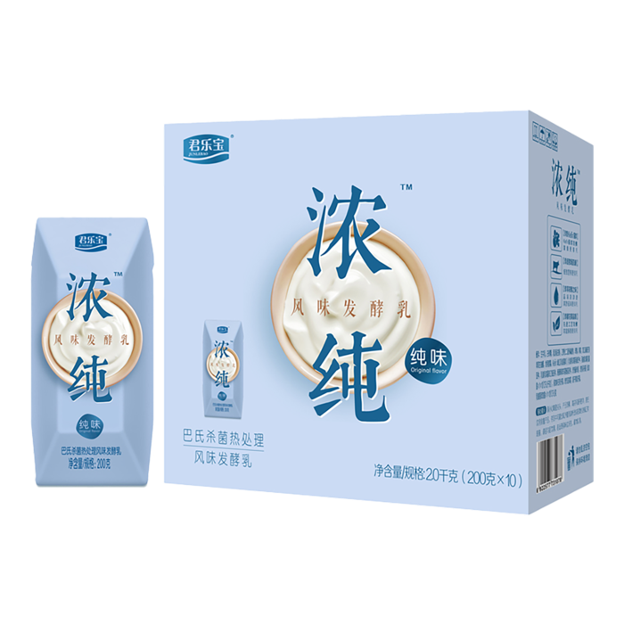 君乐宝农纯2超市商品白底图免抠实物摄影png格式图片透明底