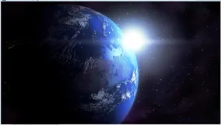 元宇宙世界风景背景墙