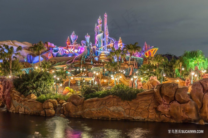 梦幻炫彩主题城堡游乐场