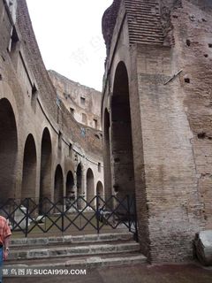 意大利罗马旅游实景摄影图片巷口