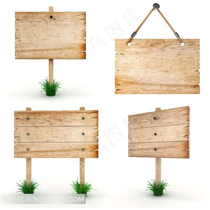 木质公告牌高清摄影图片