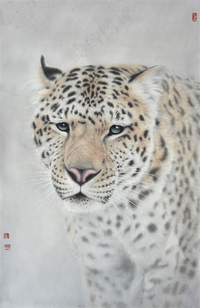 国画老虎艺术画