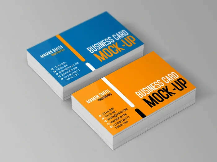 名片样机设计素材psd模版下载