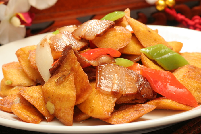 封缸肉炒饼子 (2)