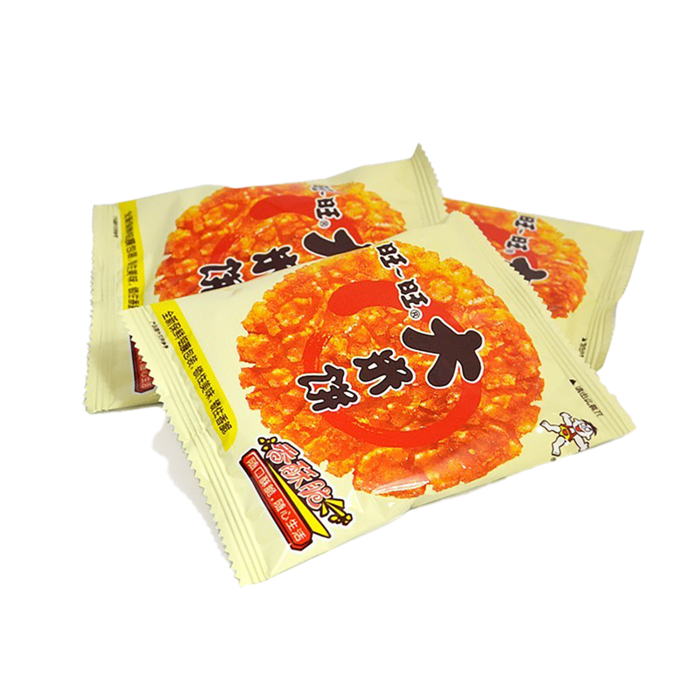 旺旺大米饼小吃超市商品白底图免抠实物摄影png格式图片透明底