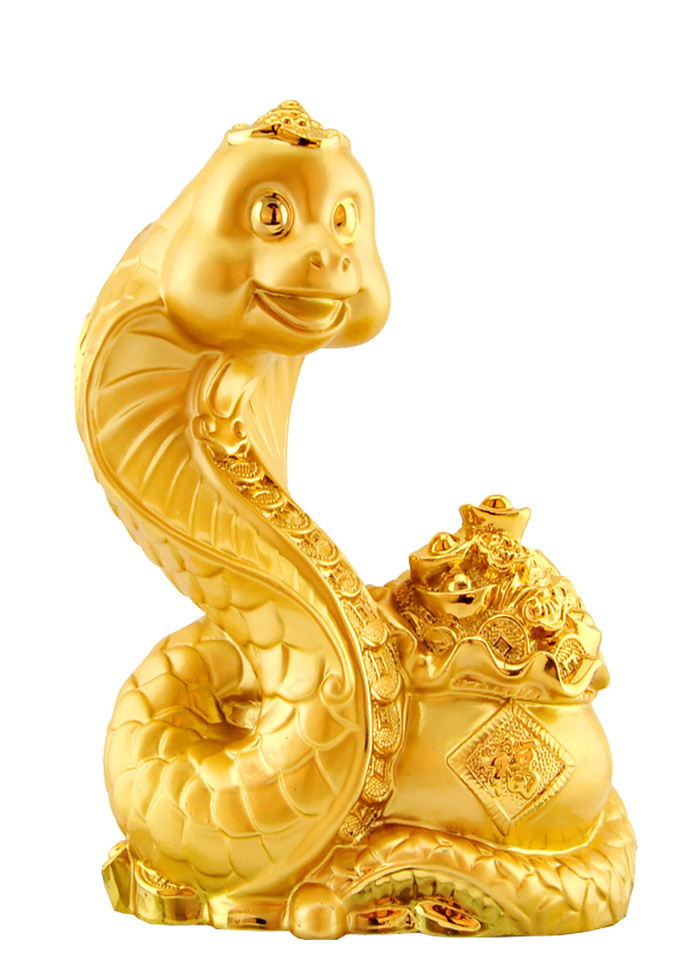 雕塑金色动物素材