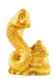 雕塑金色动物素材