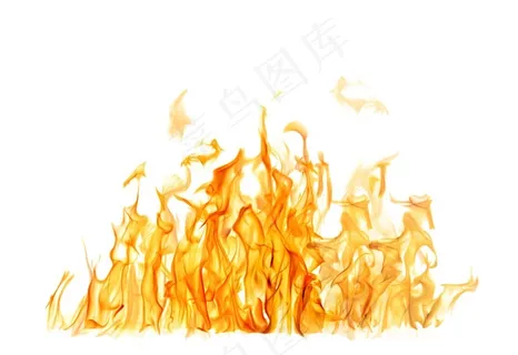 燃烧正旺盛的火焰素材高清图片