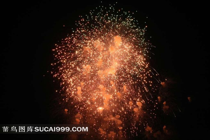 梦幻美丽的烟花