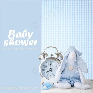 知名品牌婴儿洗护用品广告设计模板