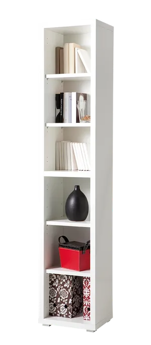 立式书架白色木材