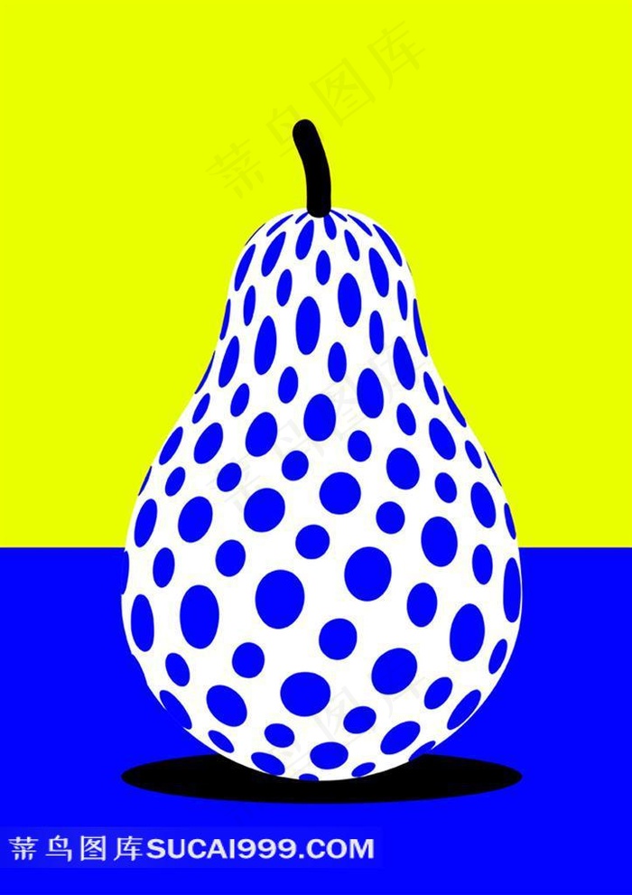 卡通插画之梨子