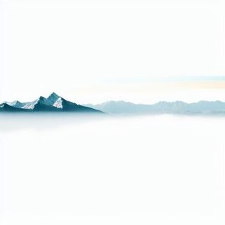 远处的山峰png免抠