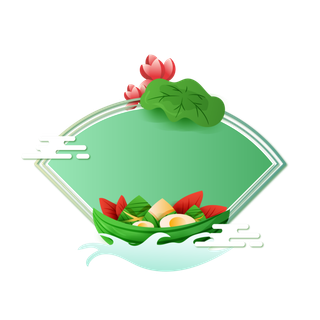 端午节粽子背景古风免扣元素