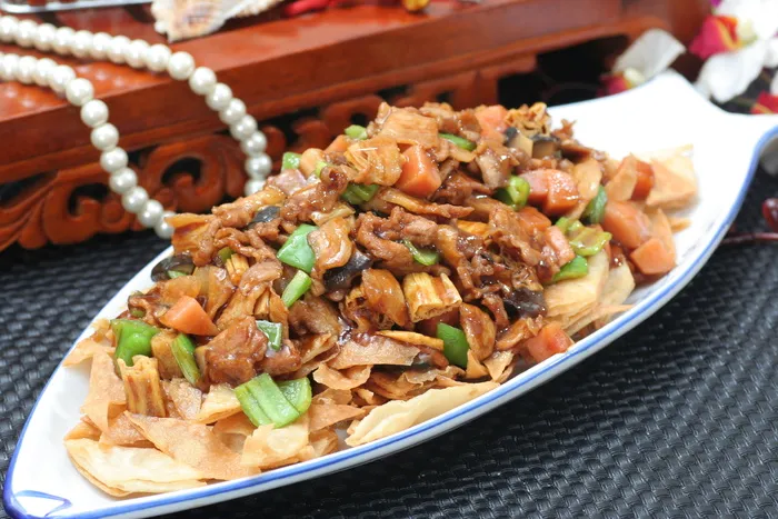 脆饼美极肉18元