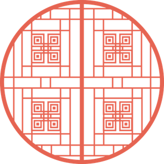 简约风中式传统图案窗花贴画镂空窗户瓷砖PNG免扣图片素材 (19)