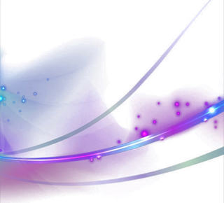 紫色线条斑点光芒科技kv主视觉