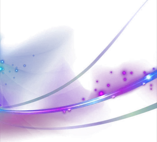 紫色线条斑点光芒科技kv主视觉