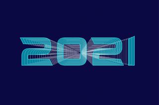 数字2021的图片