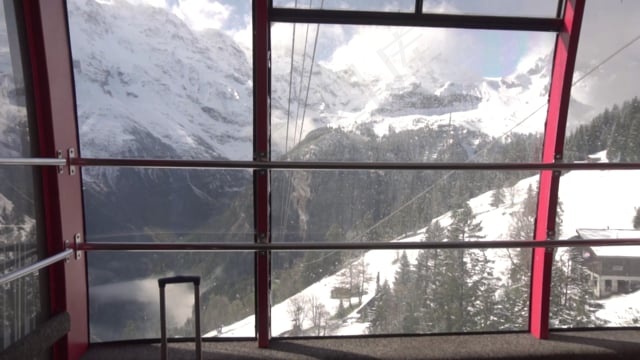 滑雪, 电梯, 雪, 冬天, 山, 高山, 瑞士, 天空