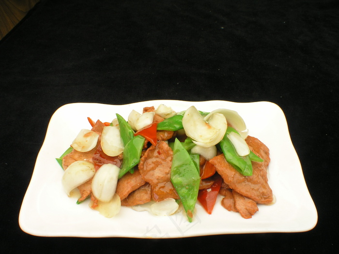 2314百合兰豆炒牛肉g