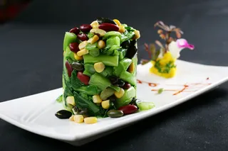 L01029彩豆扣菜心 (1)