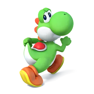 行走小恐龙卡通简笔素材