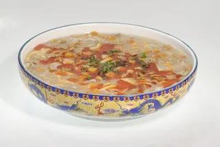 51滑菇烩酥肉-布衣坊)