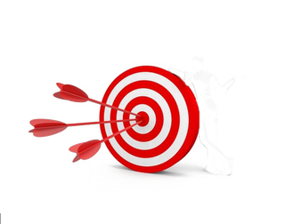 靶子弓箭卡通立体